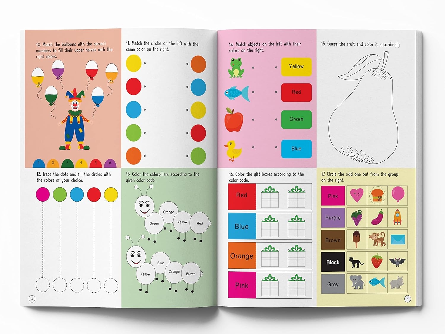 201 Brain Booster Activity Book - Fun Activities and Exercises For Children | Tracing & Pattern, Colors & Shapes, Maze | Ages 5 and up | 1.5 hours of fun time - Image 3