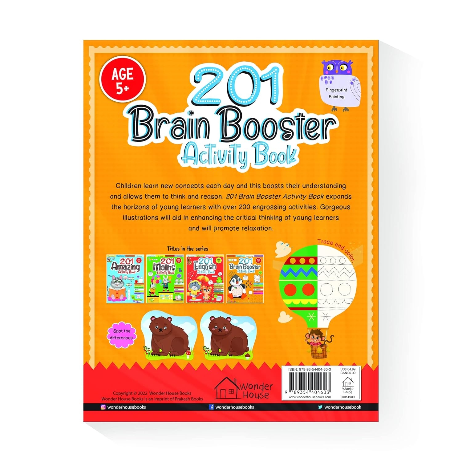 201 Brain Booster Activity Book - Fun Activities and Exercises For Children | Tracing & Pattern, Colors & Shapes, Maze | Ages 5 and up | 1.5 hours of fun time - Image 7