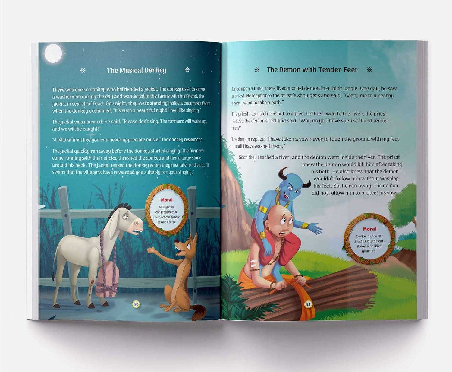 101 Tales The Great Panchatantra Collection - Collection of Witty Moral Stories For Kids For Personality Development (Hardback) - Image 5