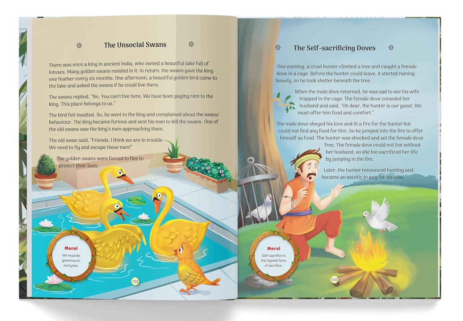 101 Tales The Great Panchatantra Collection - Collection of Witty Moral Stories For Kids For Personality Development (Hardback) - Image 16