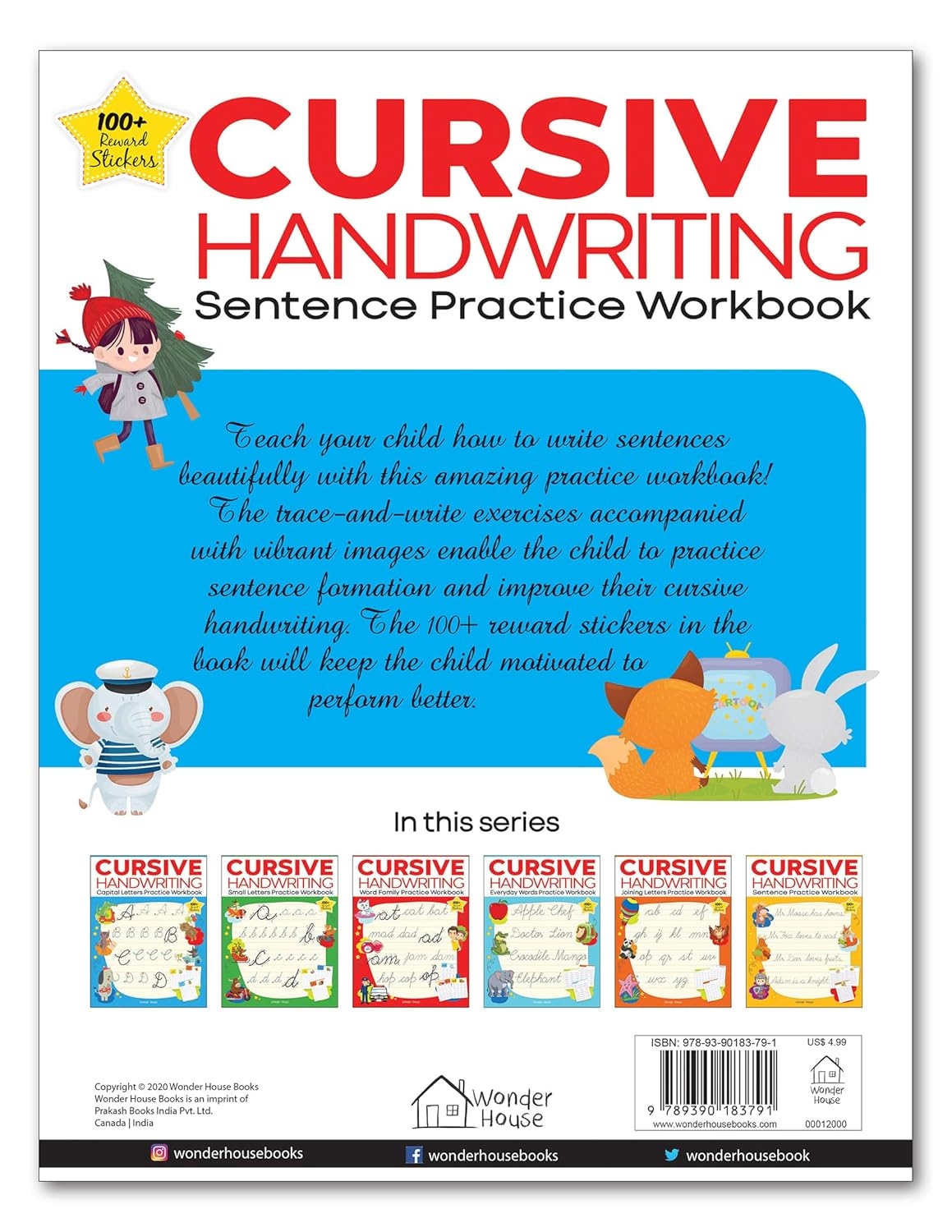 Cursive Handwriting for Kids: Sentence Workbook (Ages 6–10) | Bestseller for Fluent Handwriting | Improve Fluency, Spacing, Style & Confidence | 1 Bestseller in Handwriting | Top-Rated Cursive Workbook - Image 2