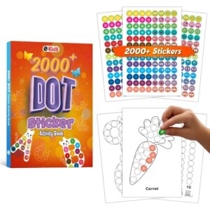 2000+ Dot Sticker Activity Book For 3+ Years Old Toddlers